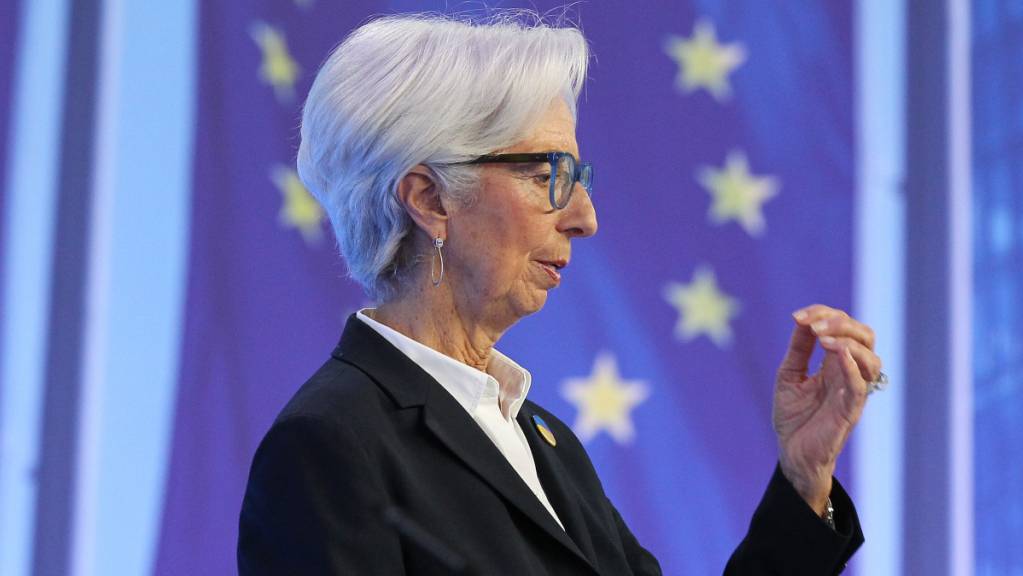 EZB-Präsidentin Lagarde erwartet  trotz Ukraine-Krieg Wachstum in Europa (Archivbild)