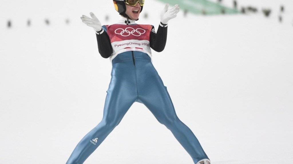 Simon Ammann will am Samstag auf der grossen Olympia-Bühne nochmals sein ganzes Skisprung-Können zeigen