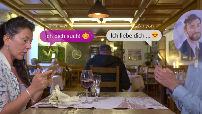 Kriminalität Kampagne gegen betrügerische Liebe