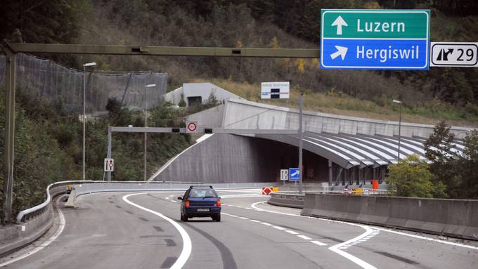 Autobahn-Ausfahrt Hergiswil bis im November gesperrt