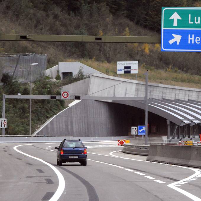Autobahn-Ausfahrt Hergiswil bis im November gesperrt