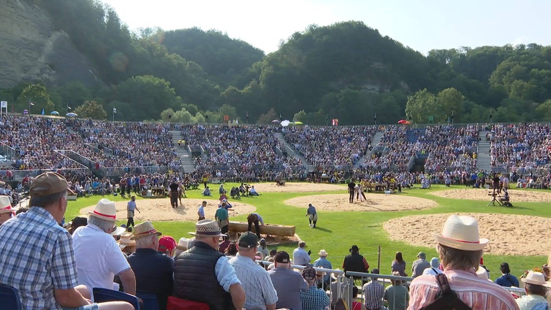 Emmentalisches Schwingfest in Burgdorf vom 3. August 2024.