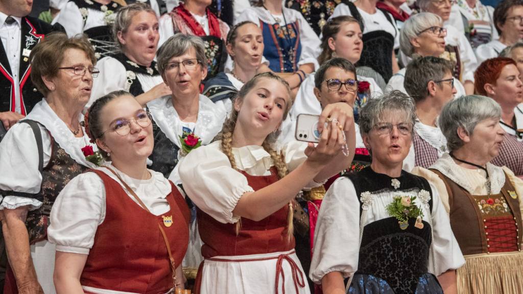 Das Eidgenössische Jodlerfest kommt dieses Jahr nach Basel. Die letzte Ausgabe fand in Zug statt. (Archivbild)