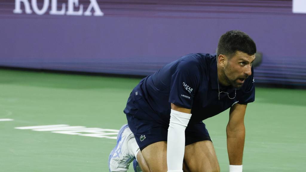 Novak Djokovic muss sich am ATP-1000-Turnier in Indian Wells Jack Draper geschlagen geben