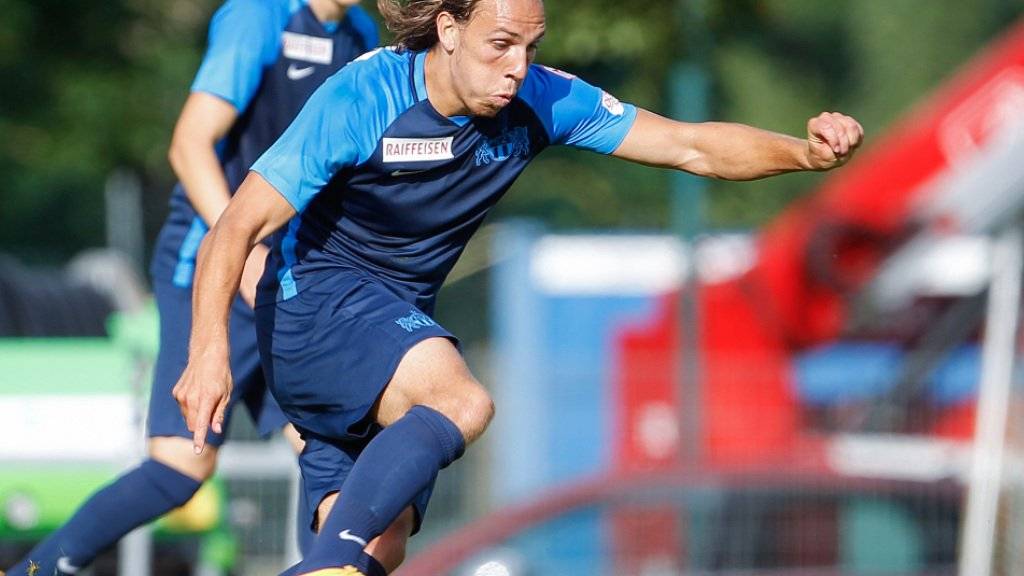 Dynamisch und neu in den Farben des FC Zürich: Michael Frey