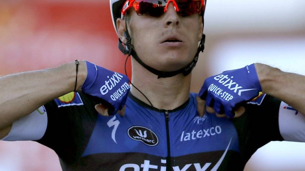 Der Belgier Gianni Meersman vom Team Etixx-Quickstep feierte bei der 71. Vuelta bereits seinen zweiten Etappensieg