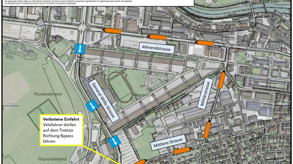 So wird der Verkehr während der Bauzeit umgeleitet.