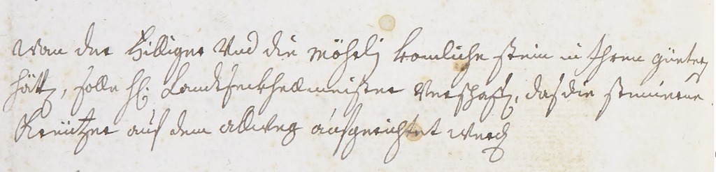  Ausschnitt aus dem Nidwaldner Landratsprotokoll von 1753.