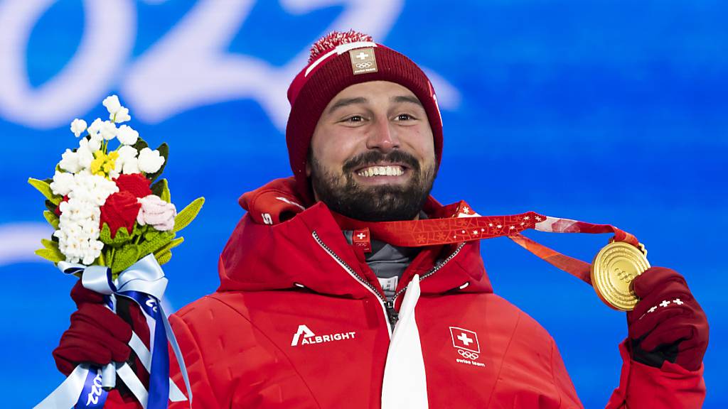 Ryan Regez gewann an den Winterspielen in Peking Gold im Skicross