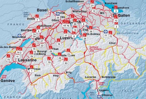 Wegen «Burglind»: SBB meldeten Dutzende Zug-Unterbrüche ++ Verletzte in