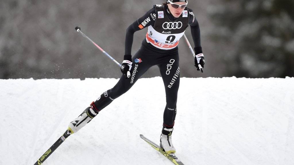 Nathalie von Siebenthal machte in Toblach einen Rang in der Gesamtwertung der Tour de Ski gut