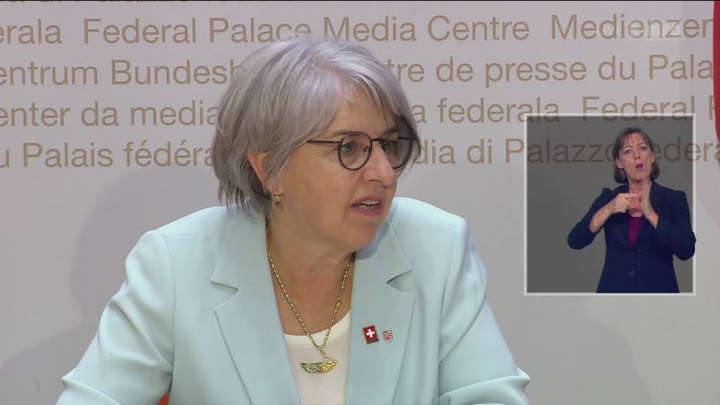 Elisabeth Baume-Schneider im Appenzellerland