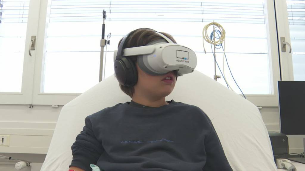 Spital Luzern: VR-Brillen sollen Kinder bei Behandlungen ablenken