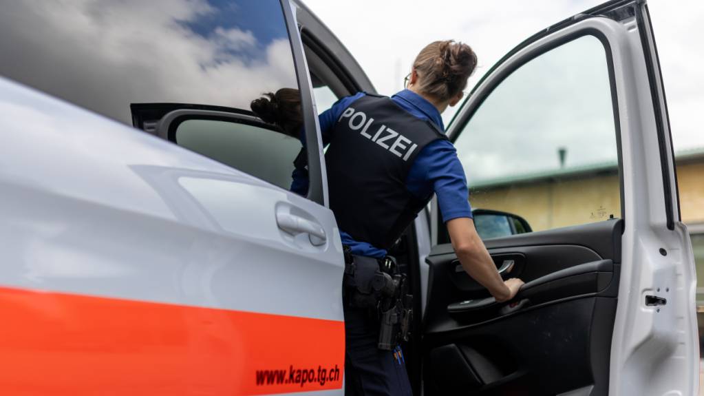Die Kantonspolizei Thurgau nahm den Beschuldigten noch am Tatort fest. (Symbolbild)