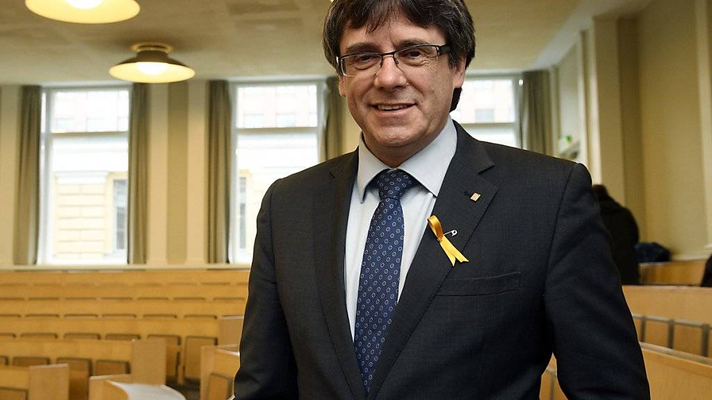 Wird erneut mit europäischem Haftbefehl gesucht: Der katalanische Separatist Puigdemont.