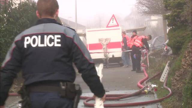 Explosion in Kallnach