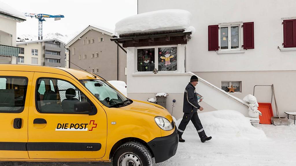 Der Schneefall der vergangenen Tage hatte auch der Post zugesetzt. (Archivbild)