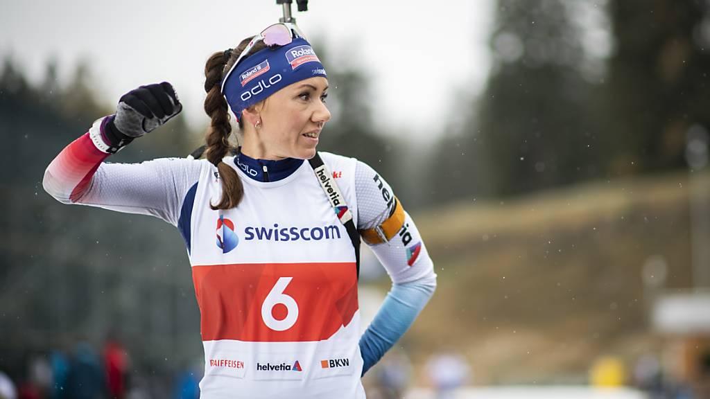 Selina Gasparin verabschiedet sich vom Biathlon nach dieser Saison.