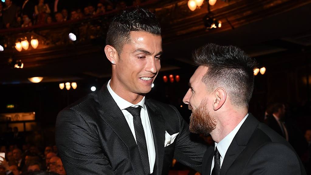 Cristiano Ronaldo und Lionel Messi trafen sich vor kurzem bei der Auslosung der Champions-League-Gruppenphase