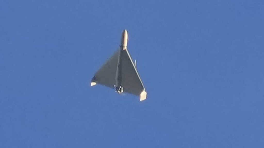 ARCHIV - Diese Drohnen nutzt Russland oft für den Beschuss von Zielen in der Ukraine. Foto: Efrem Lukatsky/AP/dpa