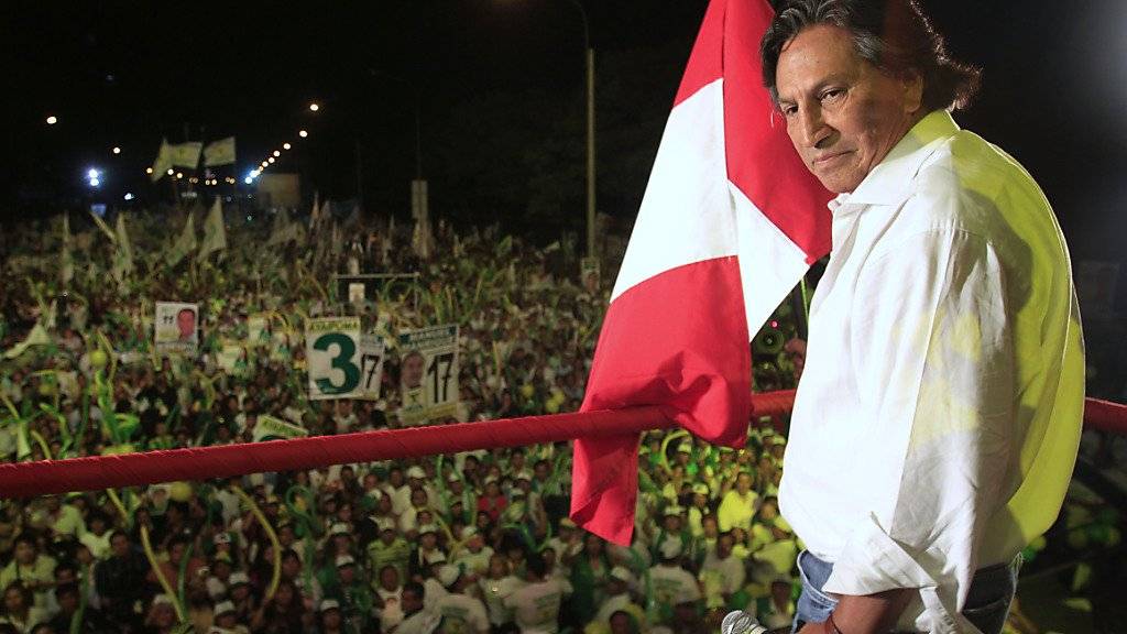 Wurde nach seiner Flucht in den USA festgenommen: der in Peru wegen Korruption angeklagte Ex-Präsident Alejandro Toledo. (Archivbild)