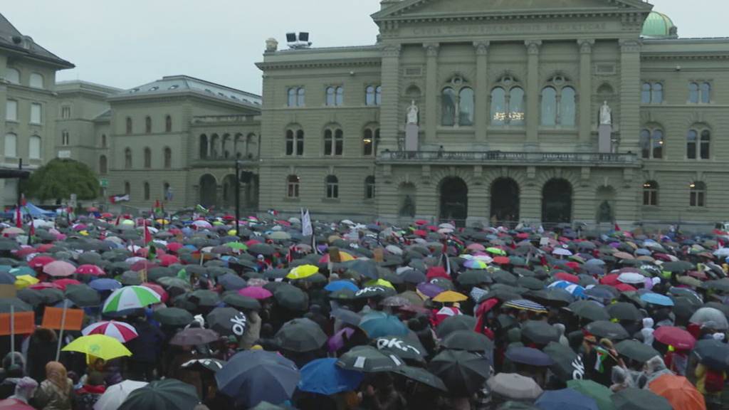 Palästinademo in Bern