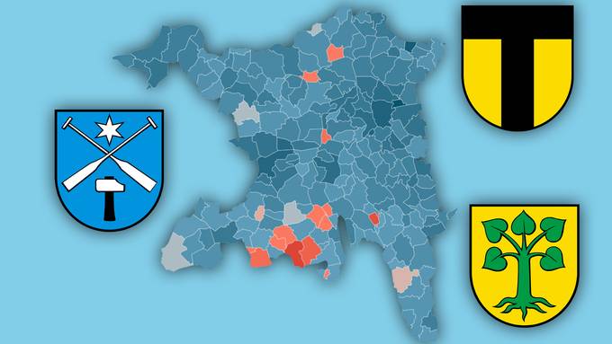 Die Nein-Sager das Kantons Aargau leben im Süden