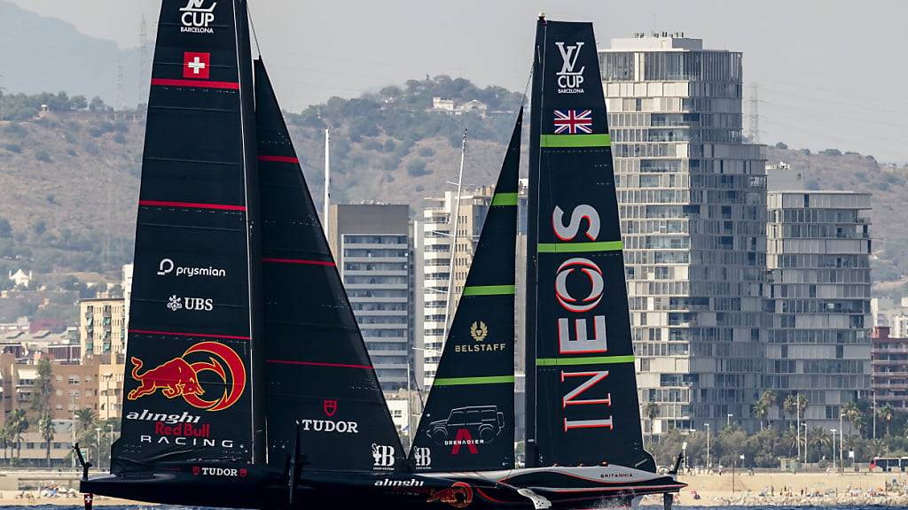 Duellieren sich in den Halbfinals des Louis Vuitton Cup: Alinghi Red Bull und Ineos Britannia