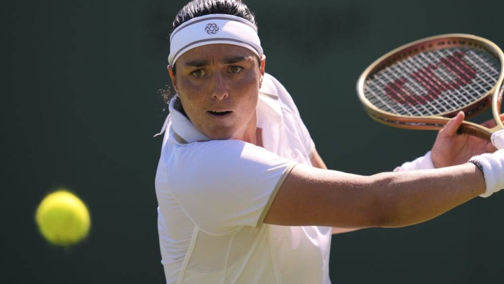 Ons Jabeur bei ihrem letzten Spiel Ende Juni in Wimbledon