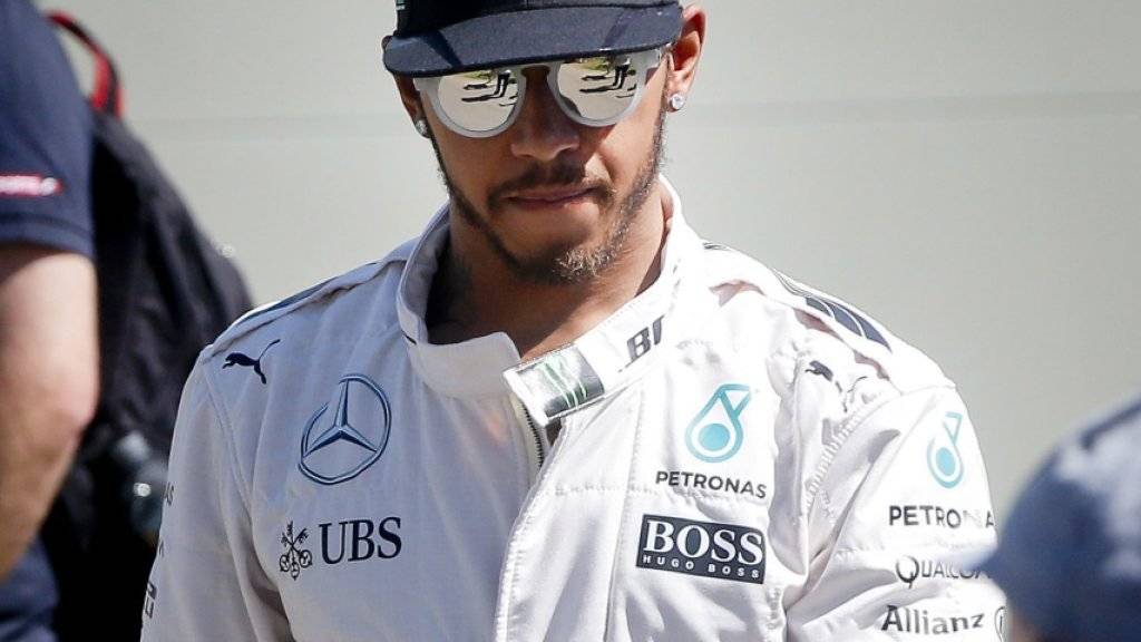 Will zum dritten Mal in Folge Weltmeister werden: Lewis Hamilton