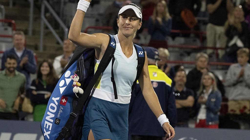 Belinda Bencic muss sich aus Montreal verabschieden