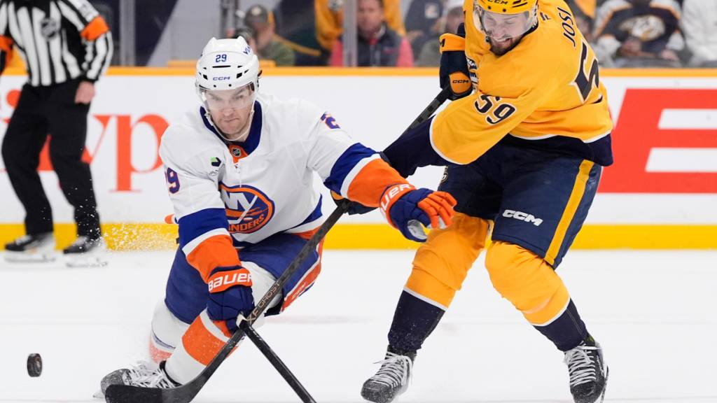 Roman Josi trifft gegen die New York Islanders zum 200. Mal in der Qualifikation der NHL