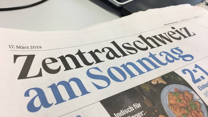 Das letzte Mal «Zentralschweiz am Sonntag»