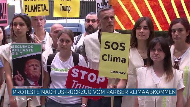 Weltweite Empörung über Trumps Klimaabkommen-Entscheid