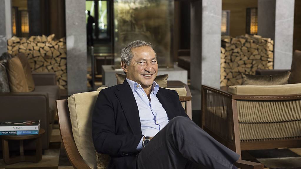 Der ägyptische Investor Samih Sawiris in seinem Luxushotel «The Chedi» in Andermatt: 2020 soll es jeden Monat schwarze Zahlen schreiben. (Archivbild)