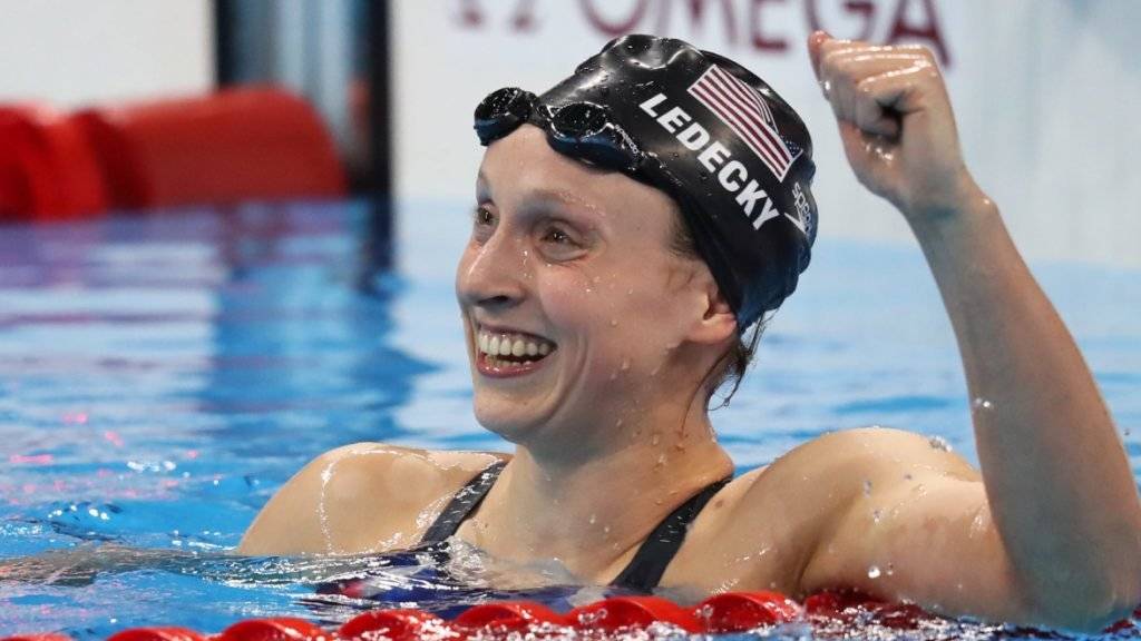 Schwimmt über 1500 m in einer eigenen Liga: Katie Ledecky (Archivbild)