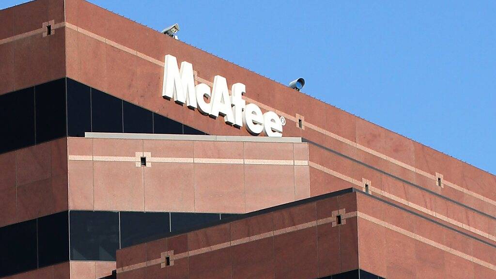 Der amerikanische IT-Sicherheits-Konzern McAfee bieten sich zum Verkauf an. (Archivbild)