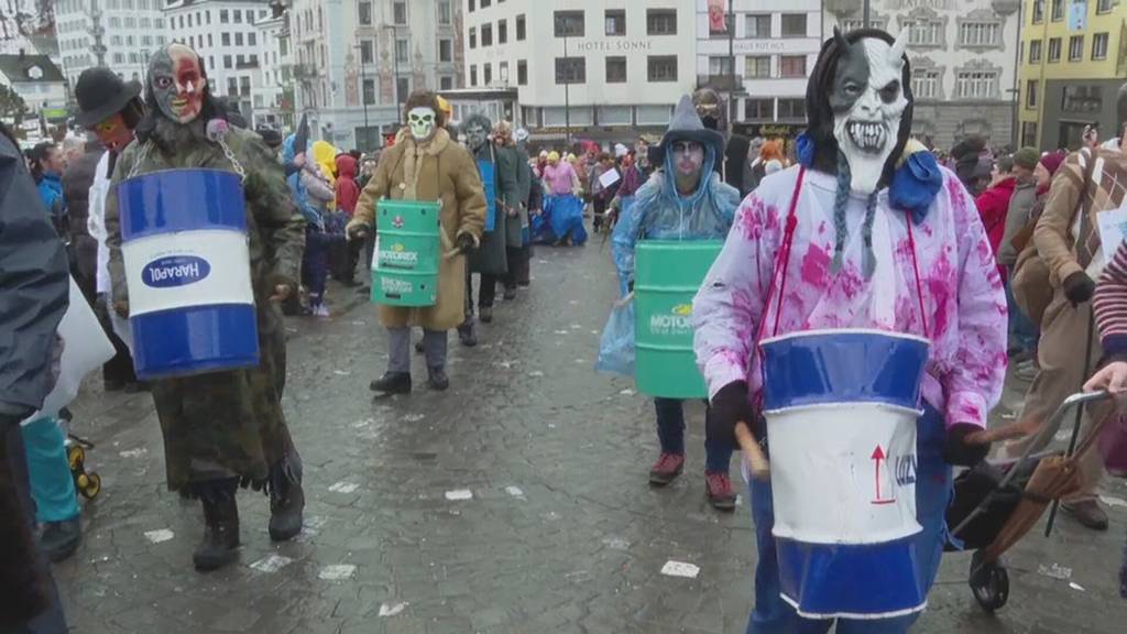 Verschiedene Fasnachts-Umzüge in der Zentralschweiz