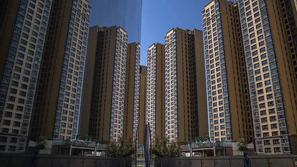 Chinas Wirtschaft litt zuletzt unter dem kriselnden Immobilienmarkt. (Archivbild)