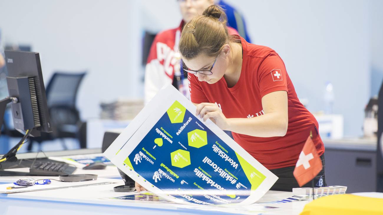 Drucktechnologin Janine Bigler aus Lenzburg holt Bronze