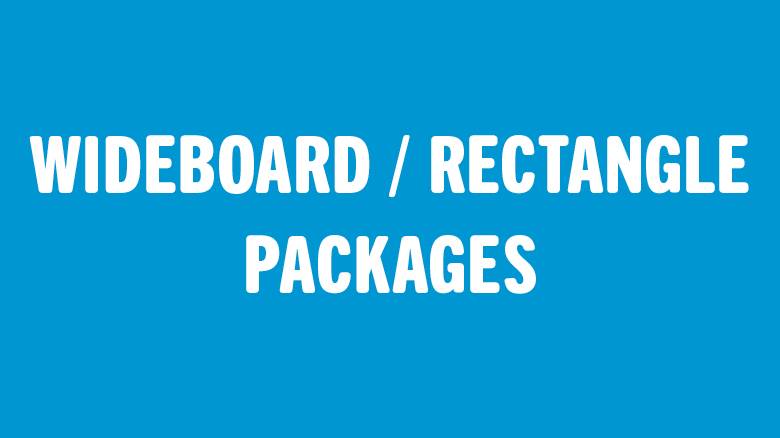 Wideboard / Rectangle Packages