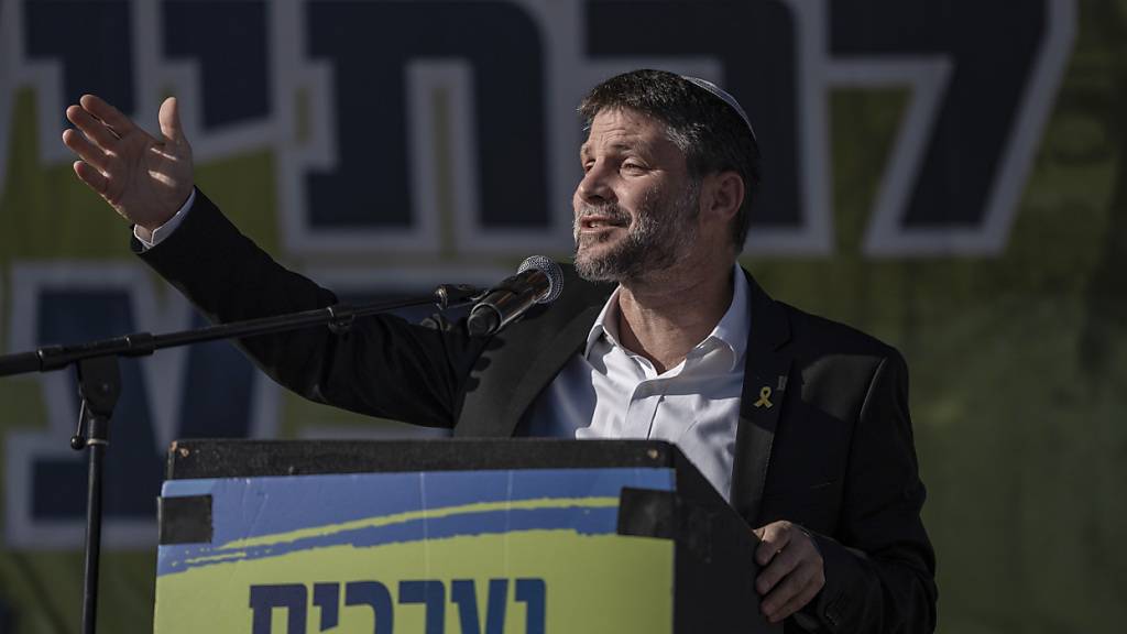 ARCHIV - Der israelische Finanzminister Bezalel Smotrich (Archivbild). Foto: Ilia Yefimovich/dpa