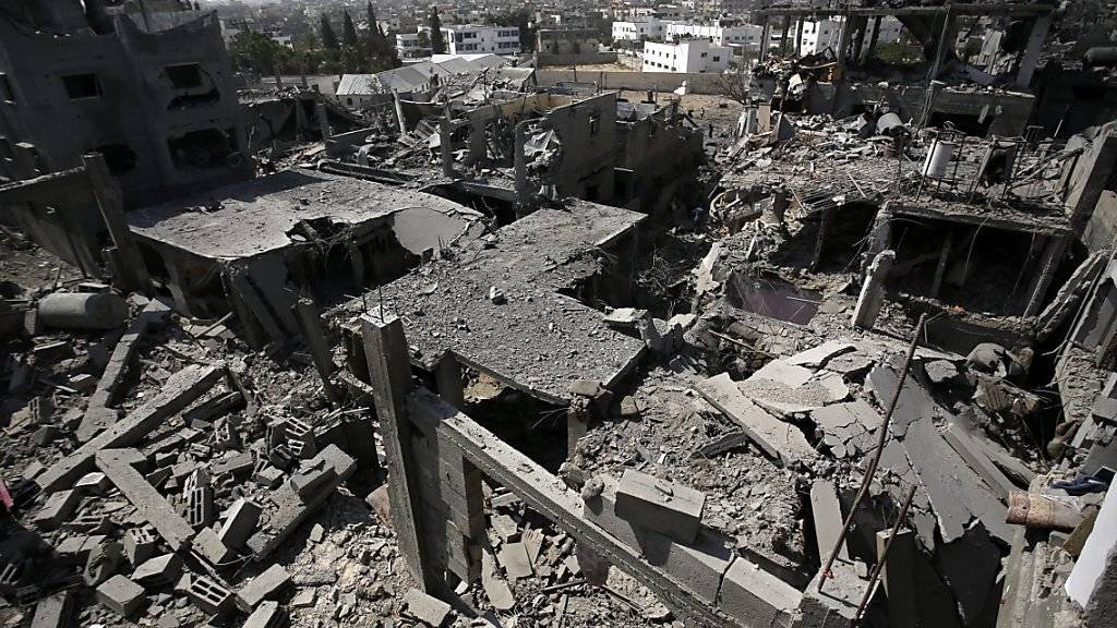 Blick auf Beit Hanun im Gazastreifen: Israels Luftwaffe beschiesst laut eigenen Angaben zwei Hamas-Trainingslager. (Symbolbild)