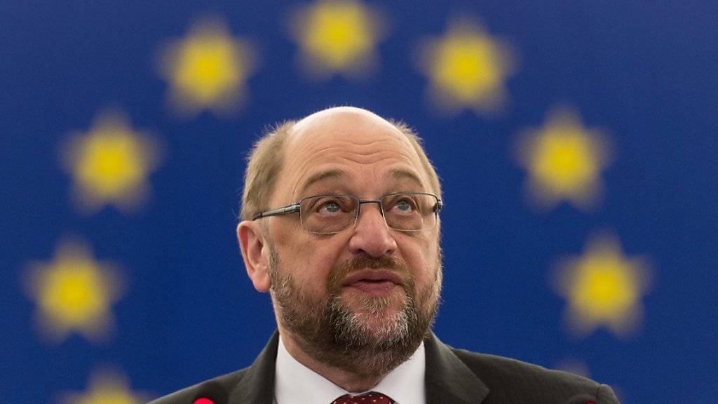 Martin Schulz, Präsident des EU-Parlaments, sieht die Europäische Union in einer existenziellen Krise. (Archivbild)