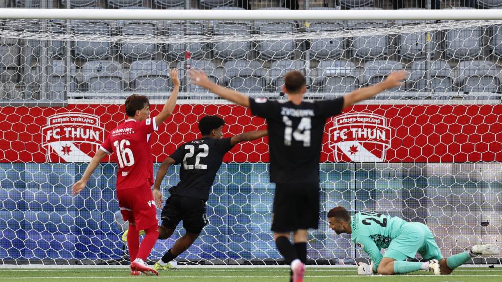 Pantaleo Creti traf in Thun zum 1:1 für die Grasshoppers