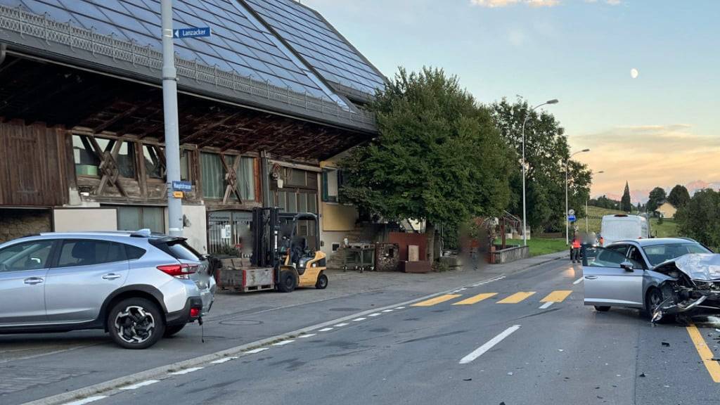 Bei einem Auffahrunfall in Altwis LU verletzte sich am Mittwochabend eine Beifahrerin.