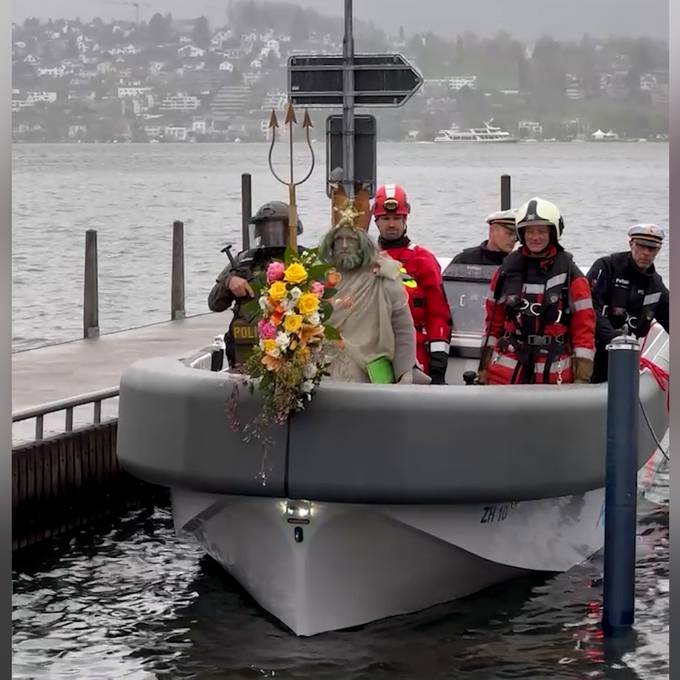 Hier tauft die Zürcher Stadtpolizei ihr neues Einsatzboot