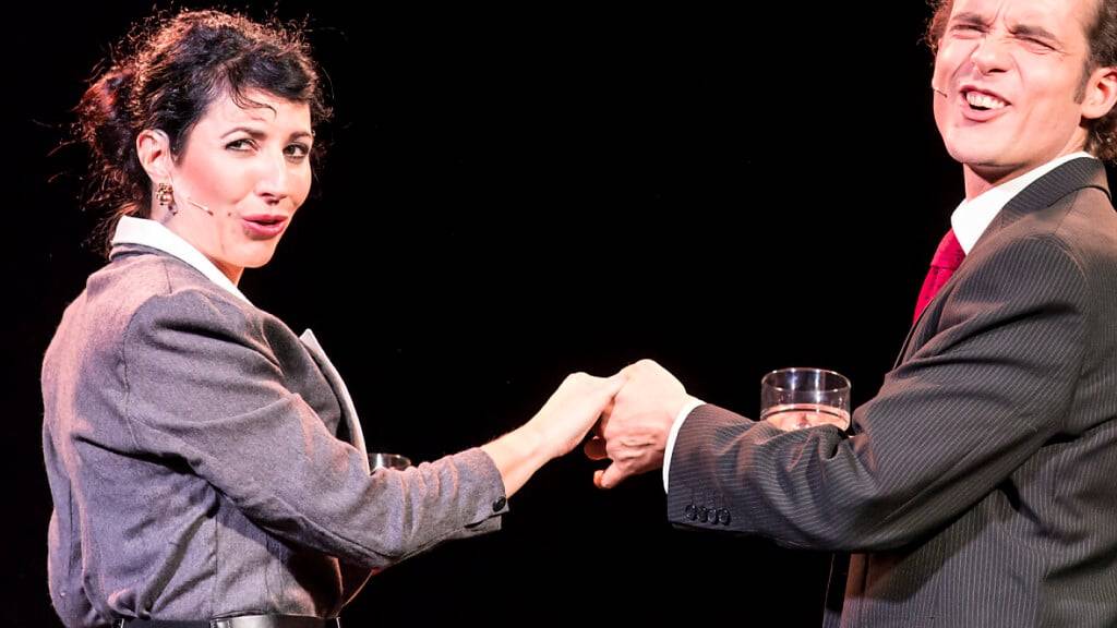 Das Musical «Chicago» mit Irene Straub als Mary Sunshine und Aris Sas als Billy Flynn im Le Théâtre. (Archivaufnahme)