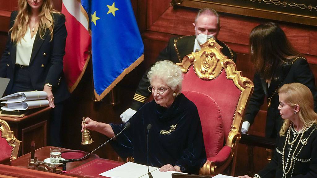 Im Oktober 2022 leitete Liliana Segre als Alterspräsidentin die konstituierende Sitzung des neugewählten Senats.
