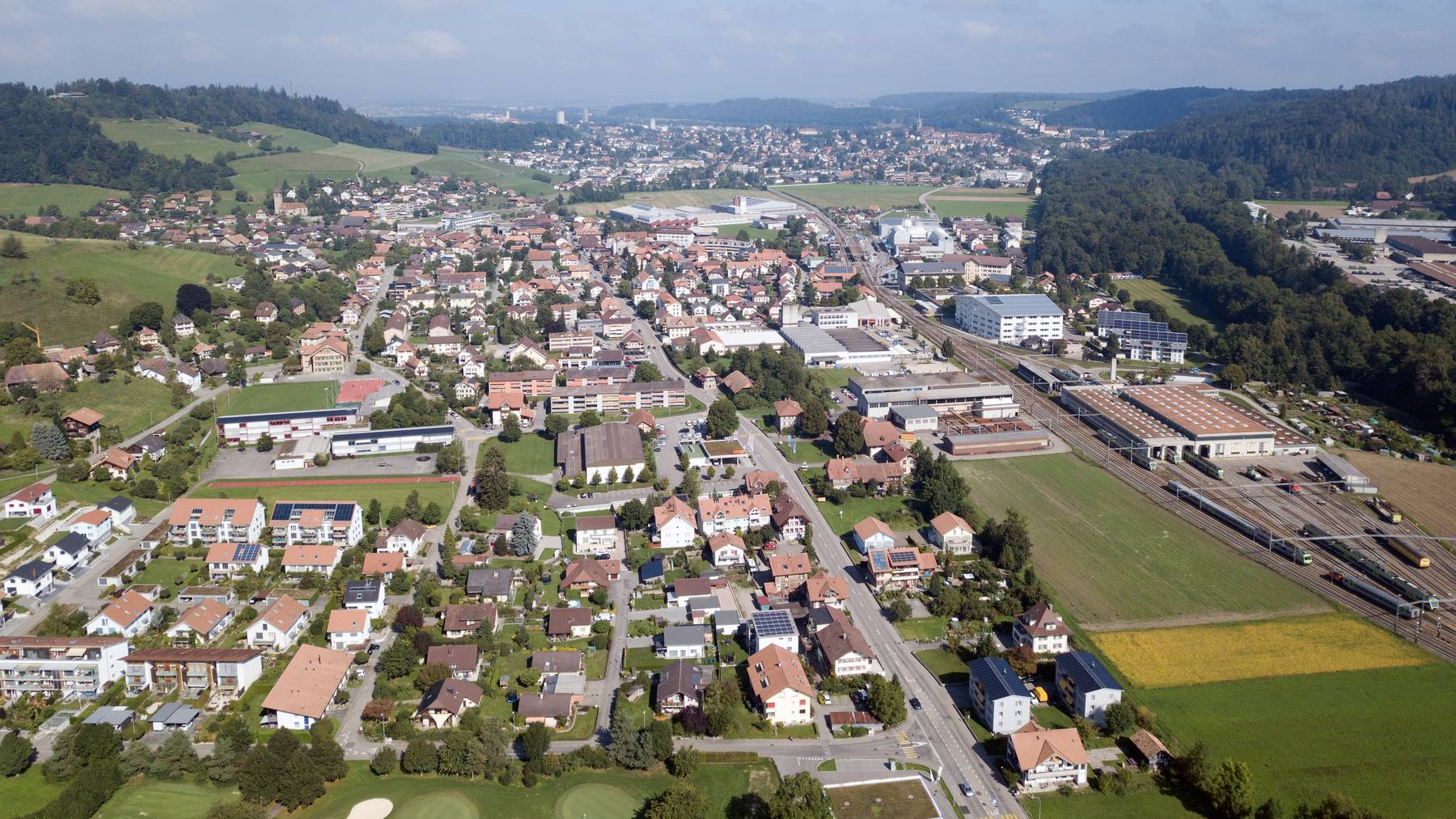 Die BLS will 2026 mit dem Um- und Neubau der Werkstätte in Oberburg beginnen.